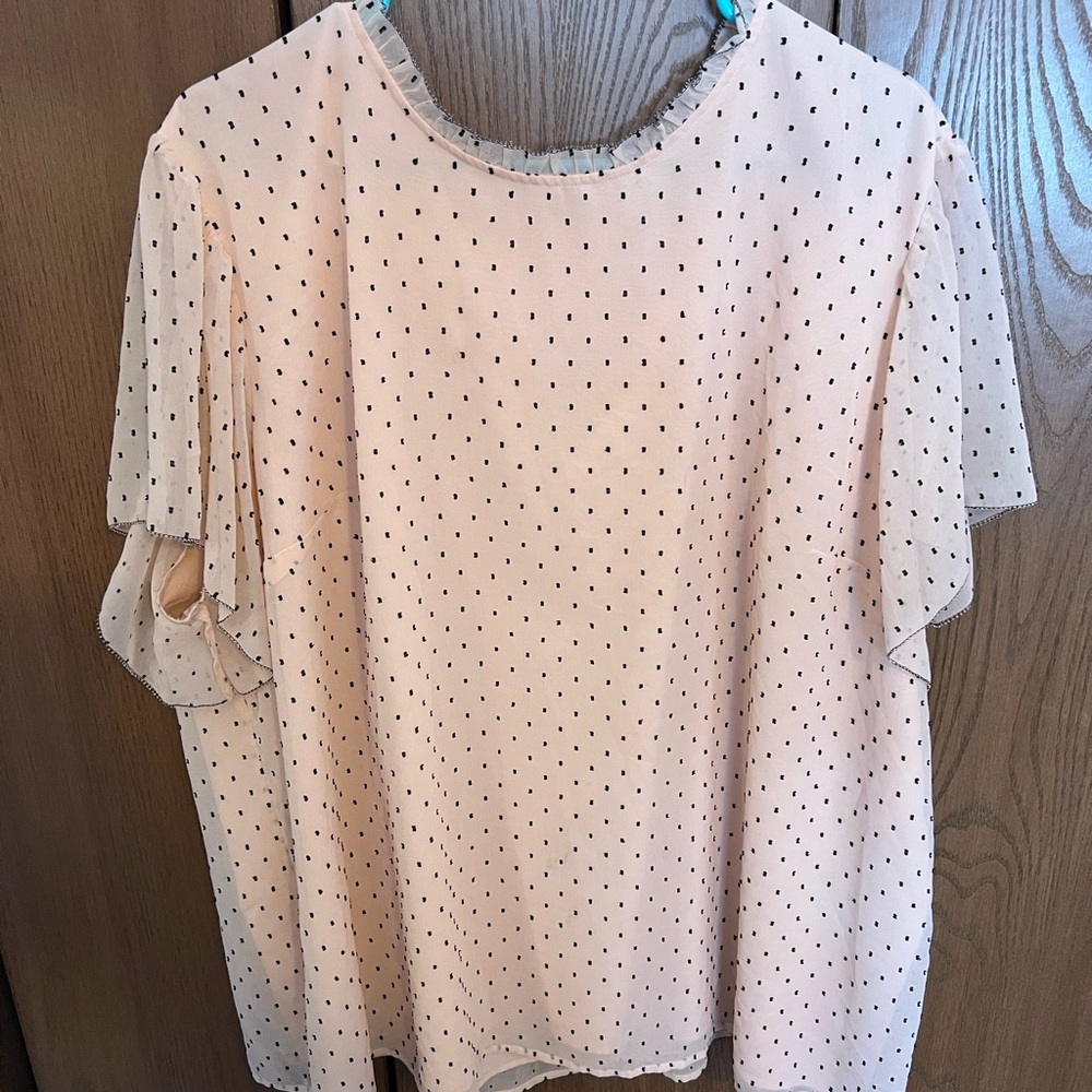 Loft Soft Pink dress shirt - lined